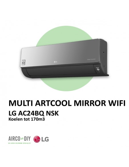 LG AC24BH  NSK Multi Artcool Mirror WiFi wandmodel